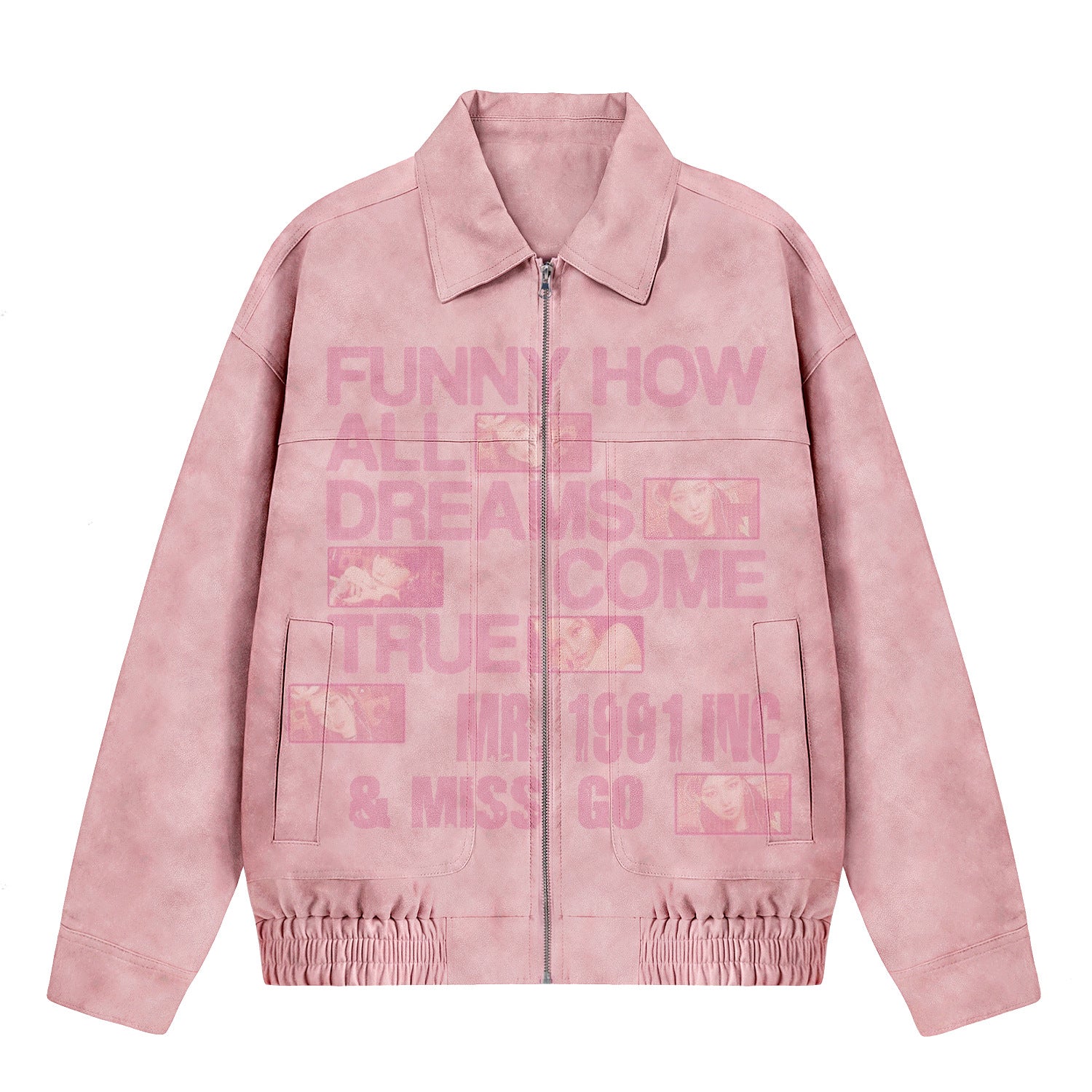 TODAMU® Women's Clothing Letter Pattern Loose Jacket