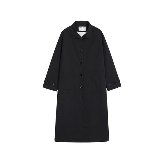 TODAMU® Loose-Fit Stand Collar Trench Coat