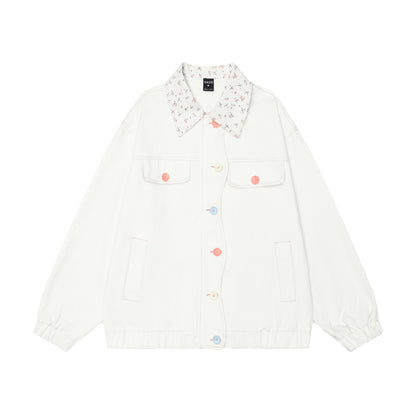 TODAMU® Women's American Retro Loose Embroidered Jacket