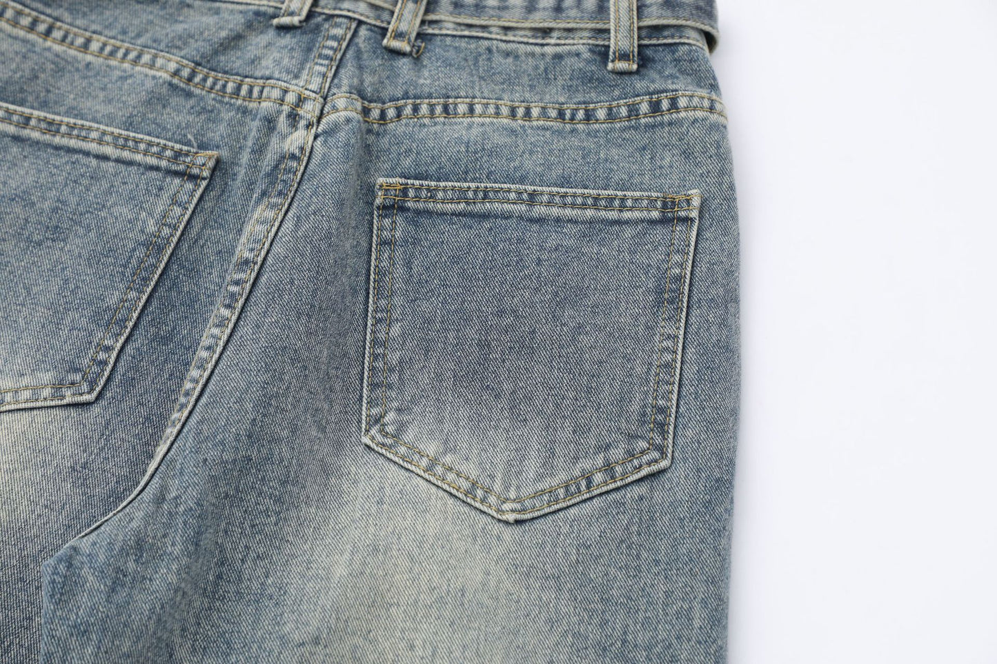 TODAMU® Women's New Loose American Retro Washed Denim Trousers