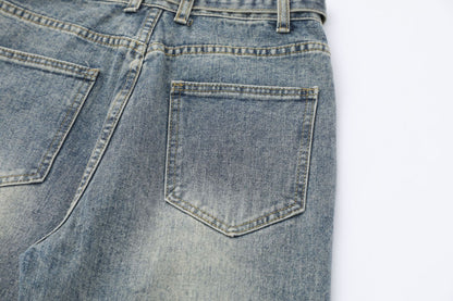 TODAMU® Women's New Loose American Retro Washed Denim Trousers