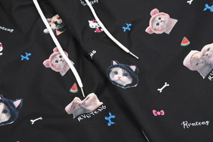 TODAMU® Women's Clothing Cute Printed Casual Trousers