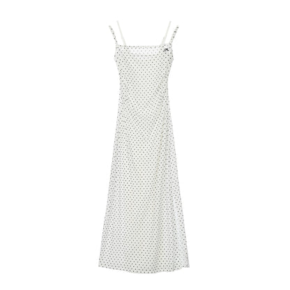 TODAMU® women's American retro lace-trimmed suspender dress