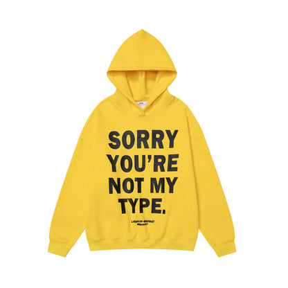 TODAMU® Winter Letter Graphic Loose-Fit Hoodie for Women