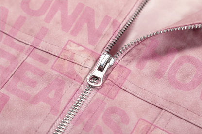 TODAMU® Women's Clothing Letter Pattern Loose Jacket