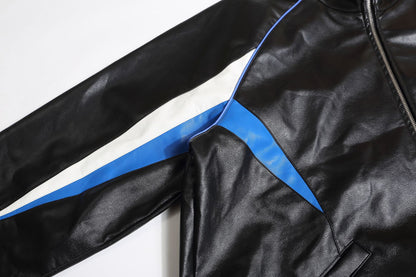 TODAMU® Women's New American Retro Loose Lamb Wool Leather Jacket