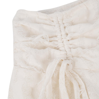 TODAMU® Women's American Retro Ripped Drawstring Skirt