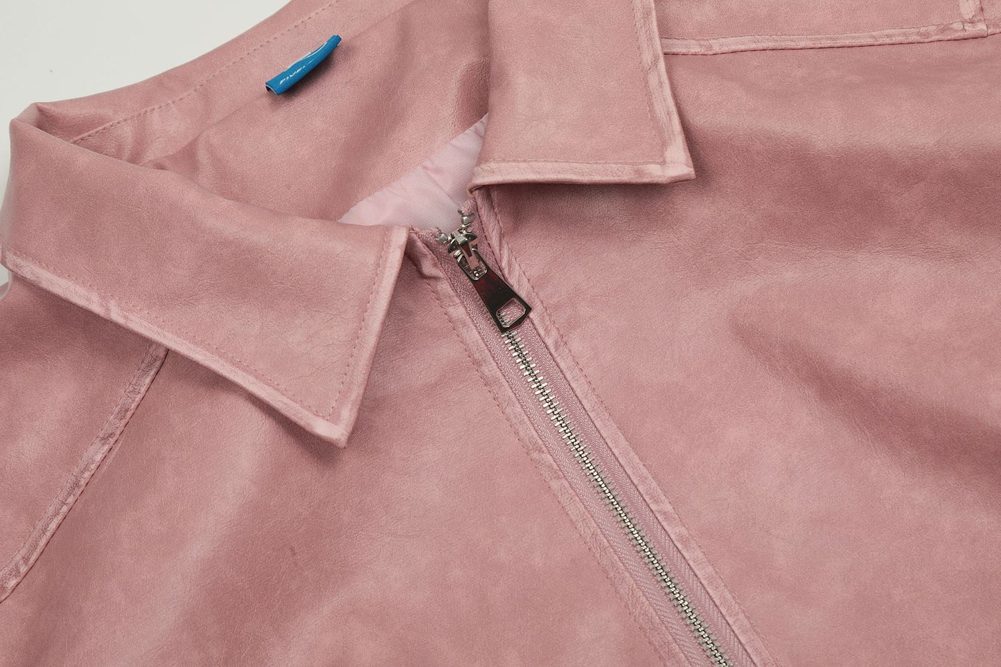 TODAMU® Women's American Retro Distressed Leather Jacket