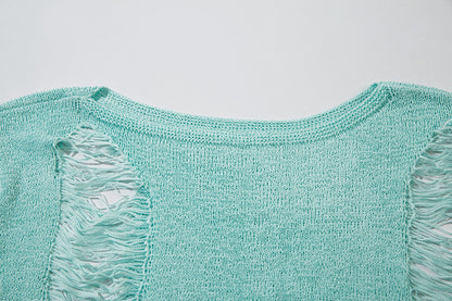 TODAMU® Vintage Hollow Knit Sweater Top for Women