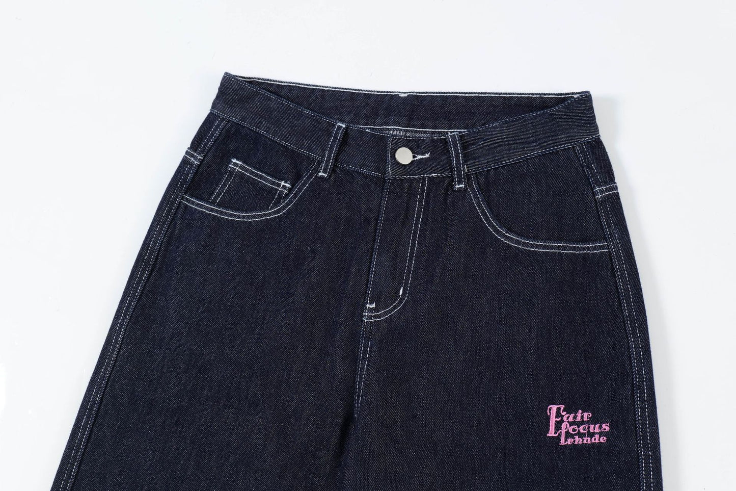 TODAMU® American Retro Spliced Straight Jeans