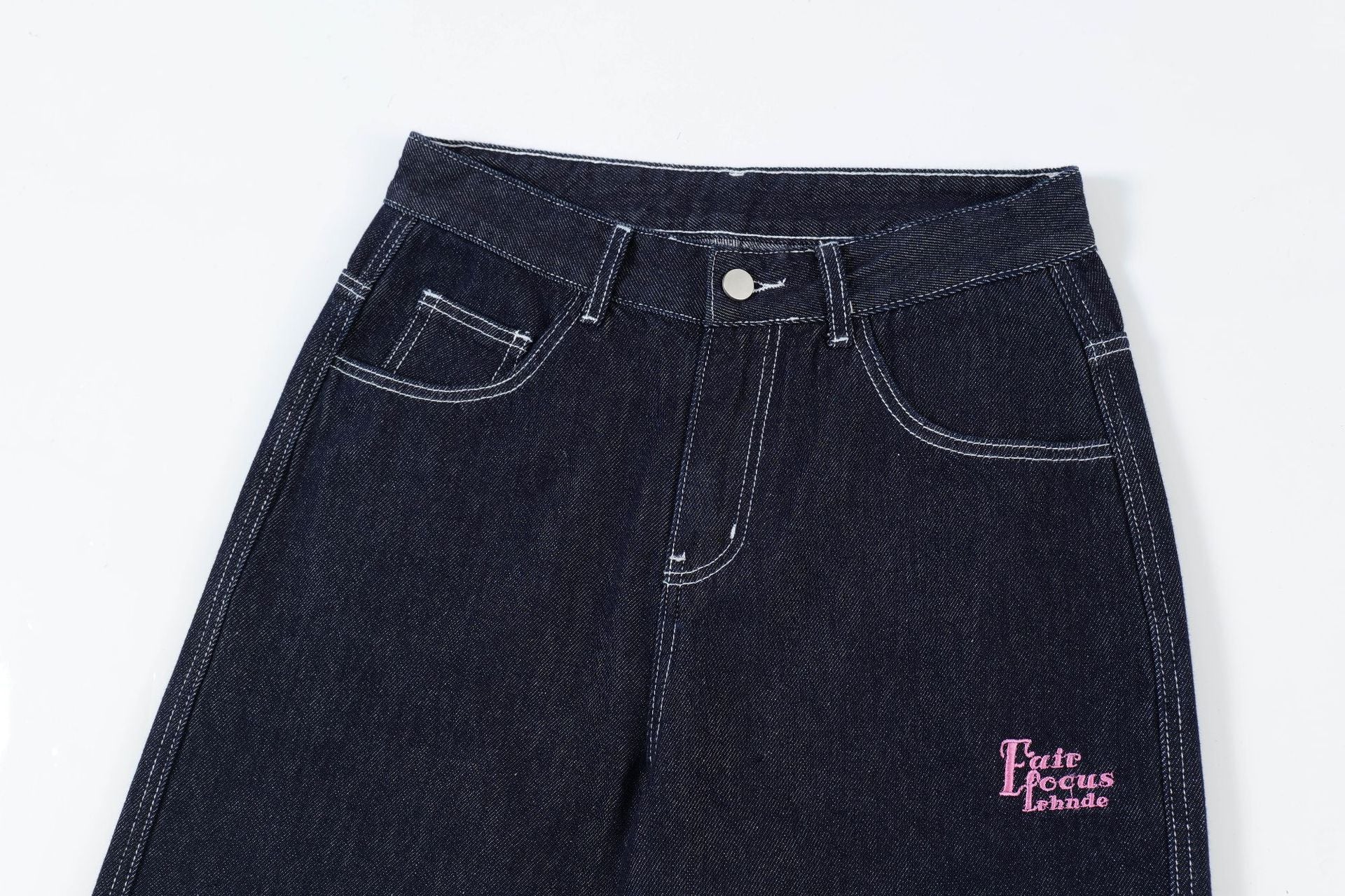 TODAMU® American Retro Spliced Straight Jeans