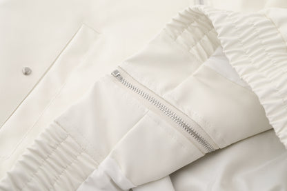 TODAMU® Women's New American Couple Style Loose Leather Jacket