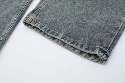 TODAMU® Women's New Loose American Retro Washed Denim Trousers