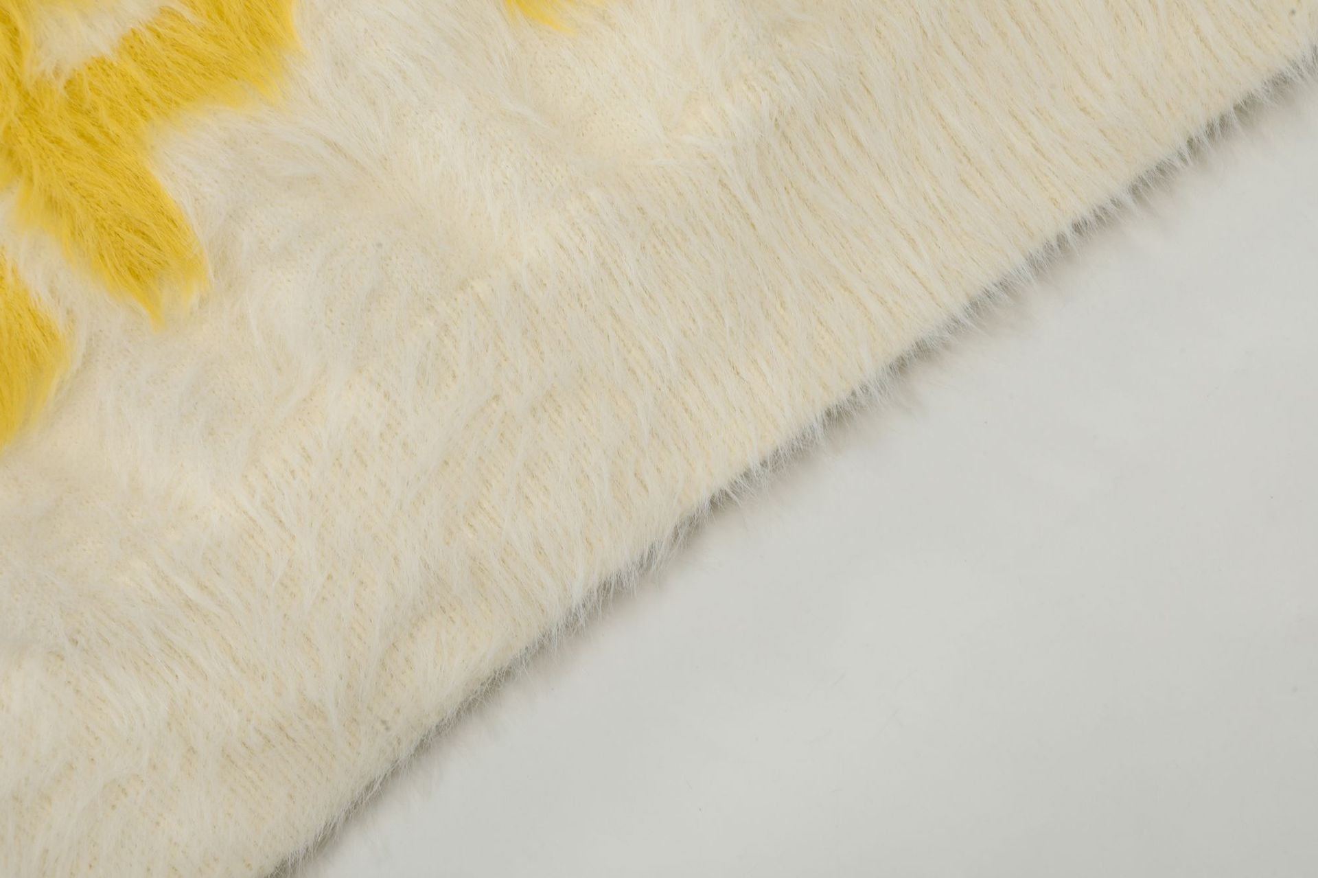 TODAMU® Women's American retro loose letter furry round neck sweater