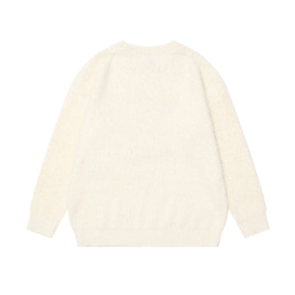 TODAMU® Sweet Girl Cute Embroidered Knitted Sweater for Women