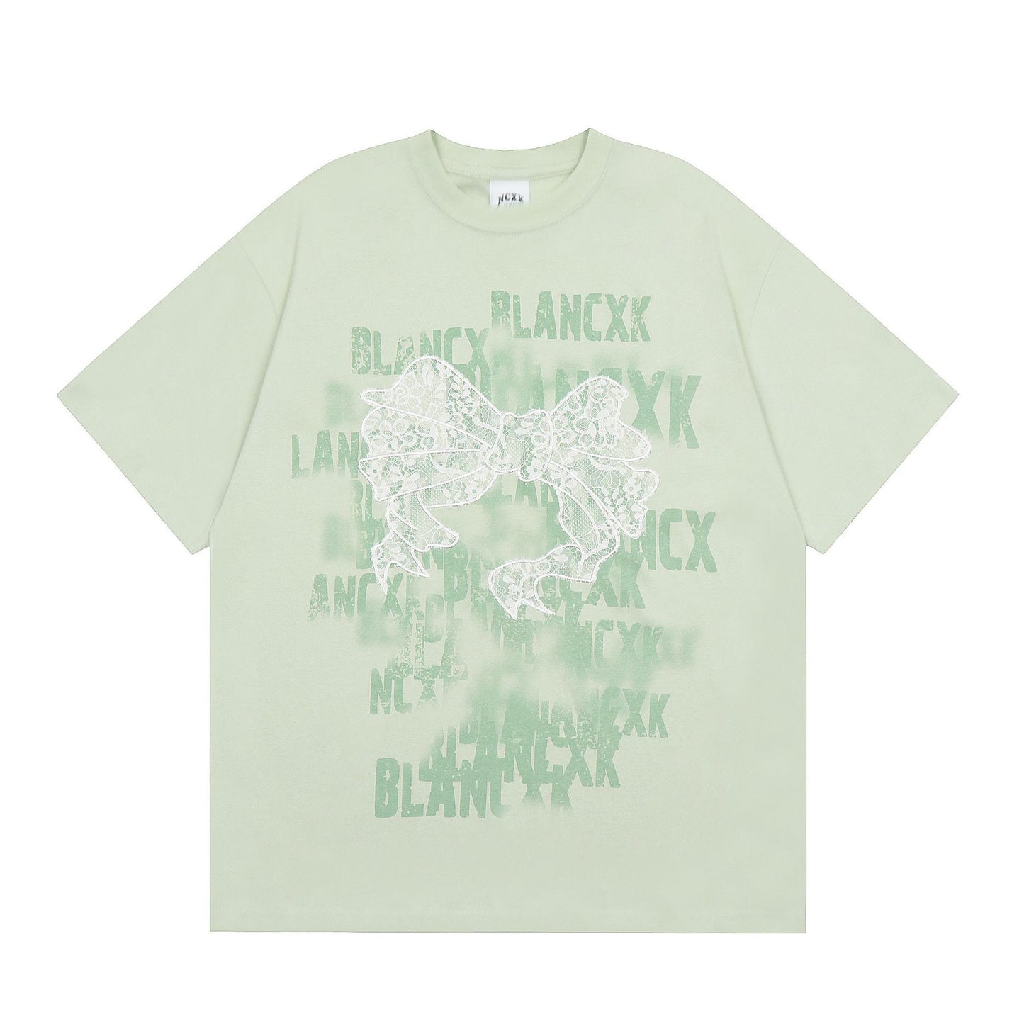 TODAMU® Loose-Fit Cute & Fun Lace Short Sleeve T-Shirt for Women