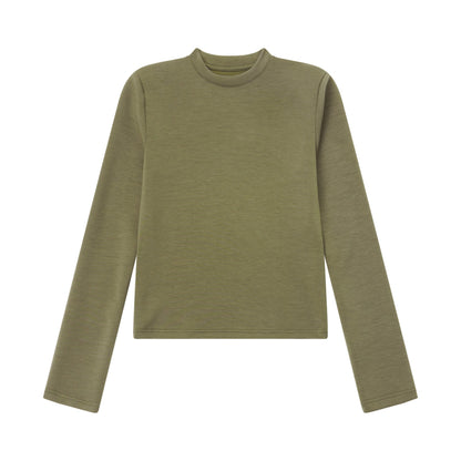 TODAMU® American Vintage Sexy Girl Basic Versatile Long Sleeve Shirt for Women