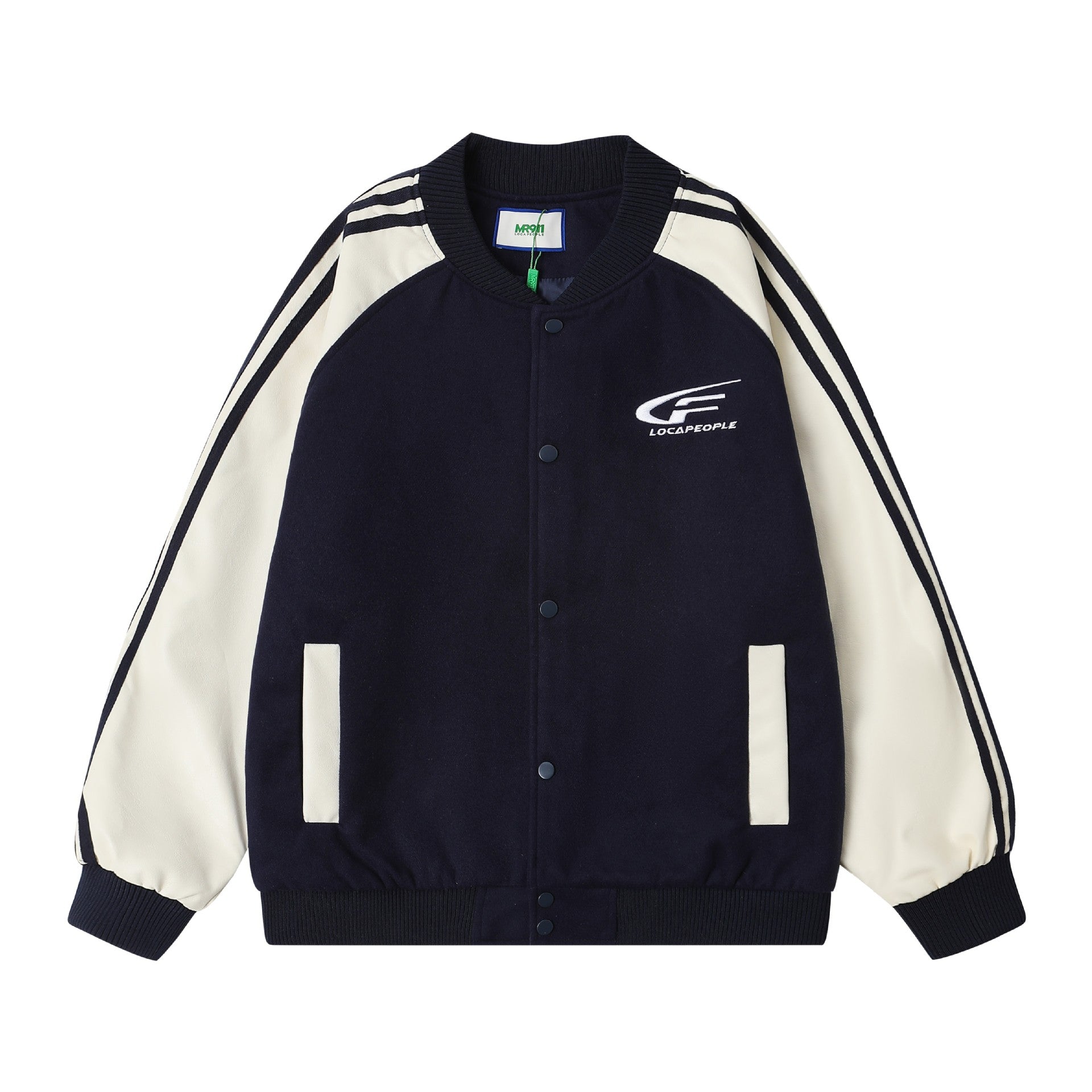 TODAMU® Women's New Loose Version American Street Fashion Embroidered Baseball Jacket