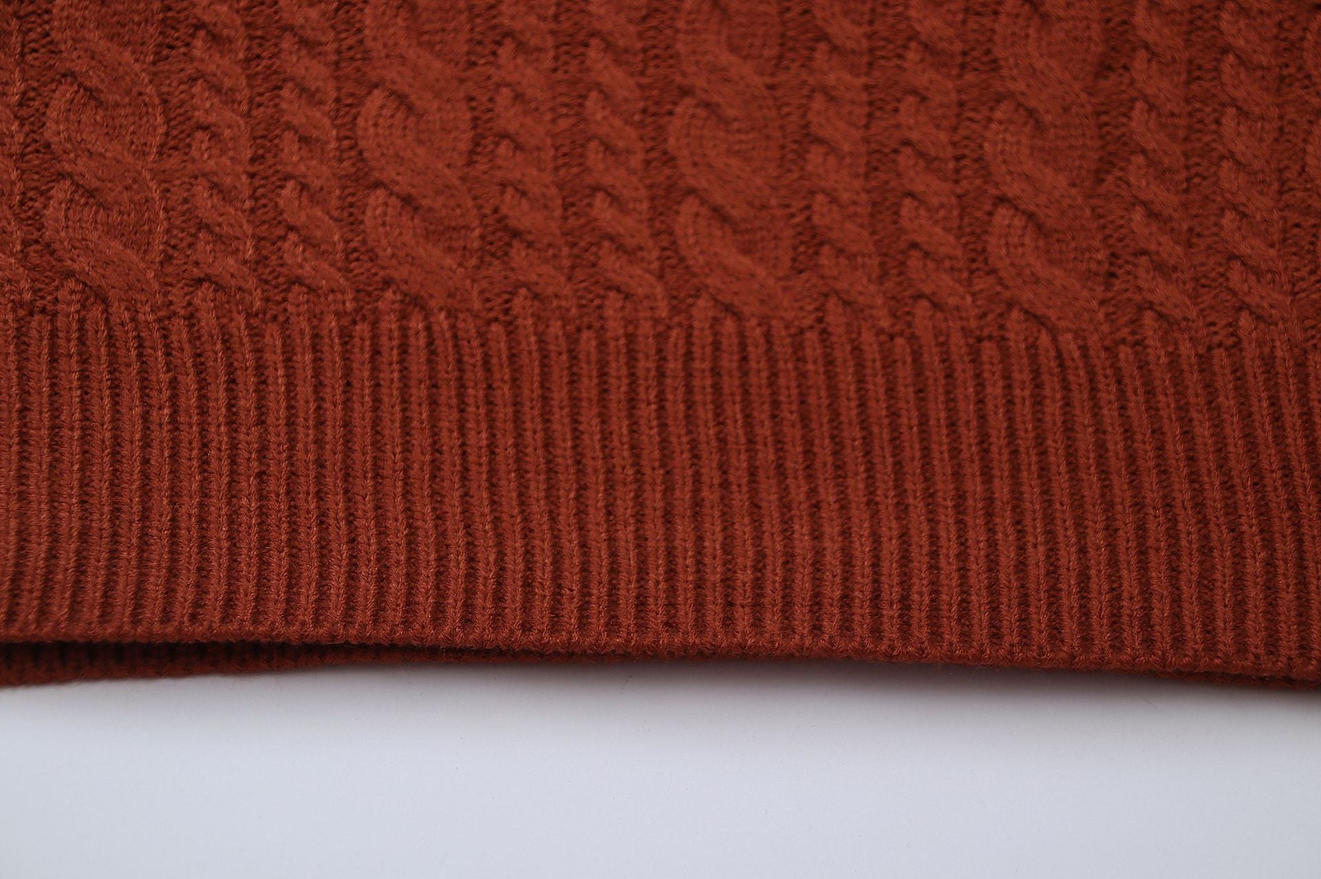 TODAMU® American street style retro simple striped loose round neck sweater