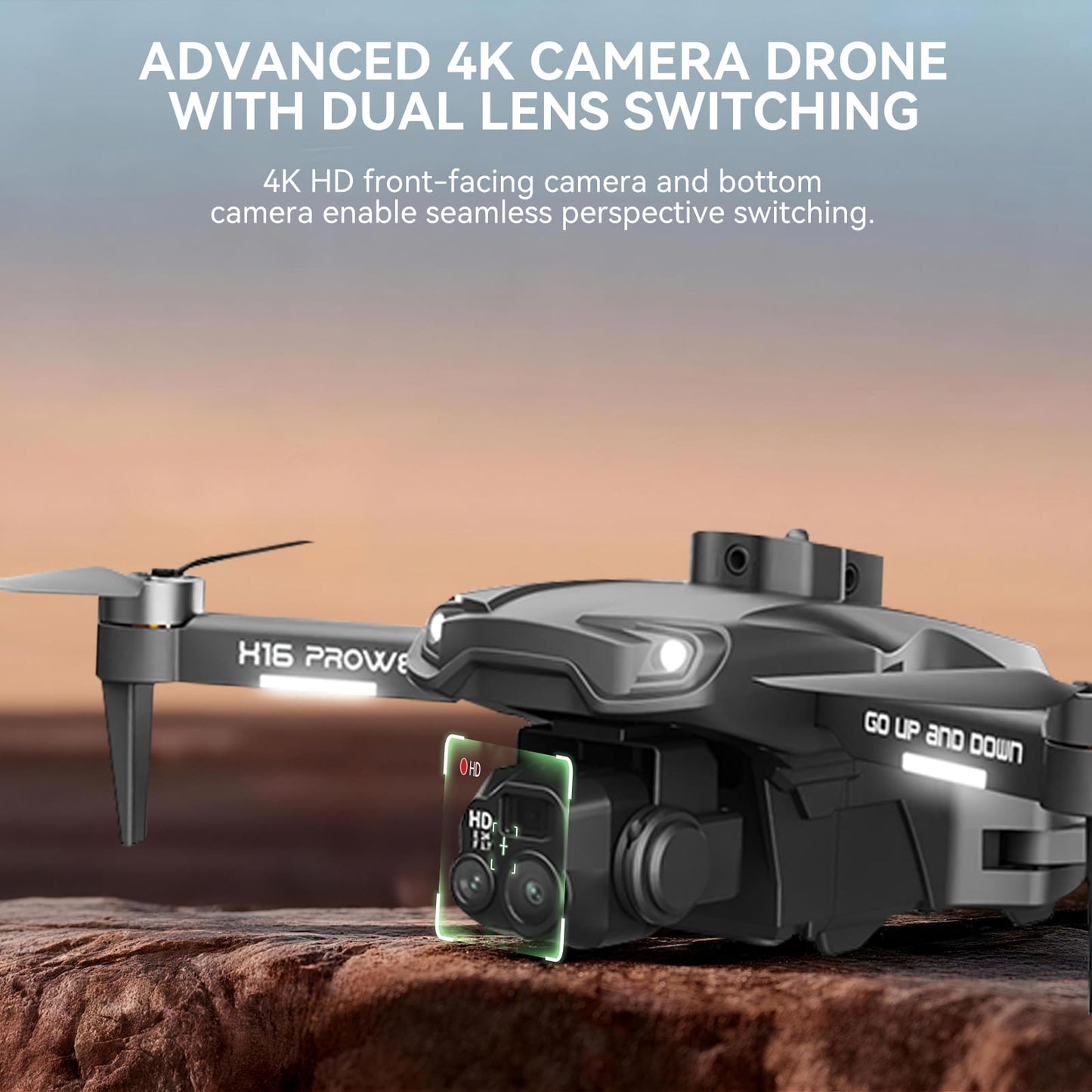 TODAMU H16 Prowler 4K Camera Drone with Obstacle Avoidance & Smart Flight Modes