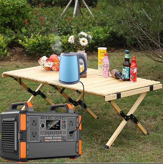 1008Wh 1000W Pure Sine Wave Portable Power Station with 8×USB